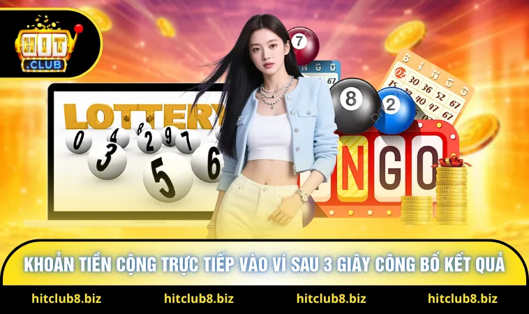 Khoản tiền cộng trực tiếp vào ví sau 3 giây công bố kết quả